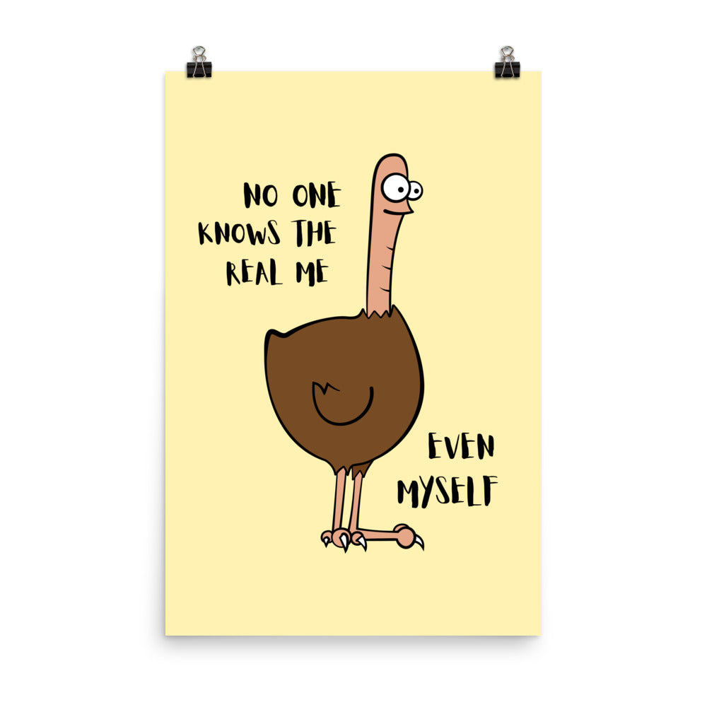 Existential Ostrich Poster