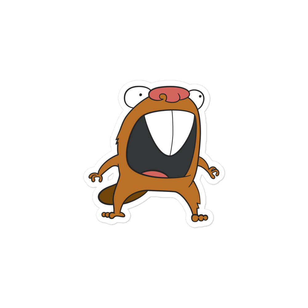 Bucktooth Beaver Sticker