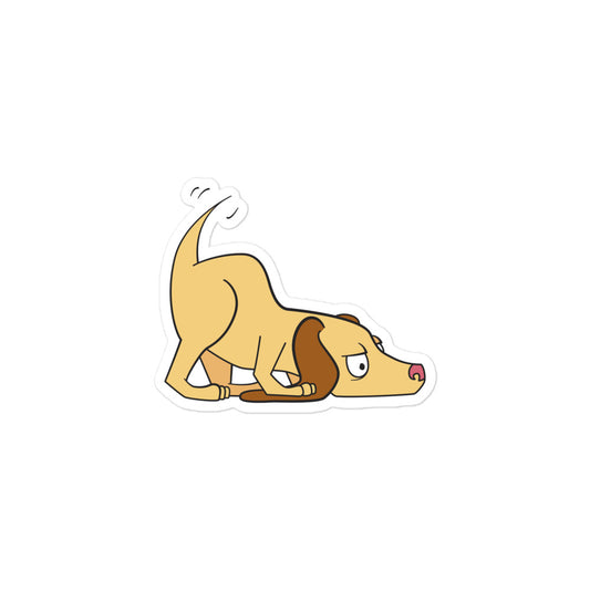 Sniffing Dog Sticker