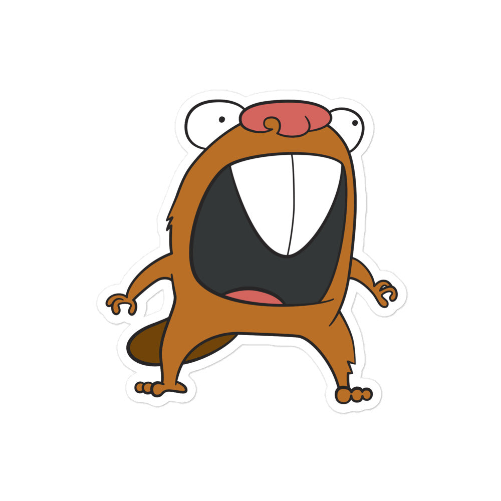 Bucktooth Beaver Sticker